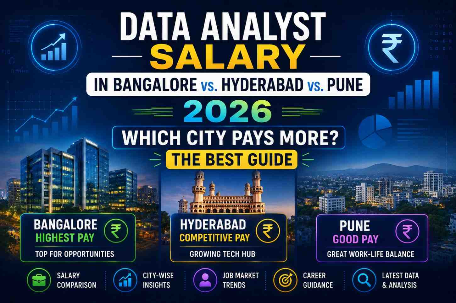 Data Analyst Salary in Bangalore vs. Hyderabad