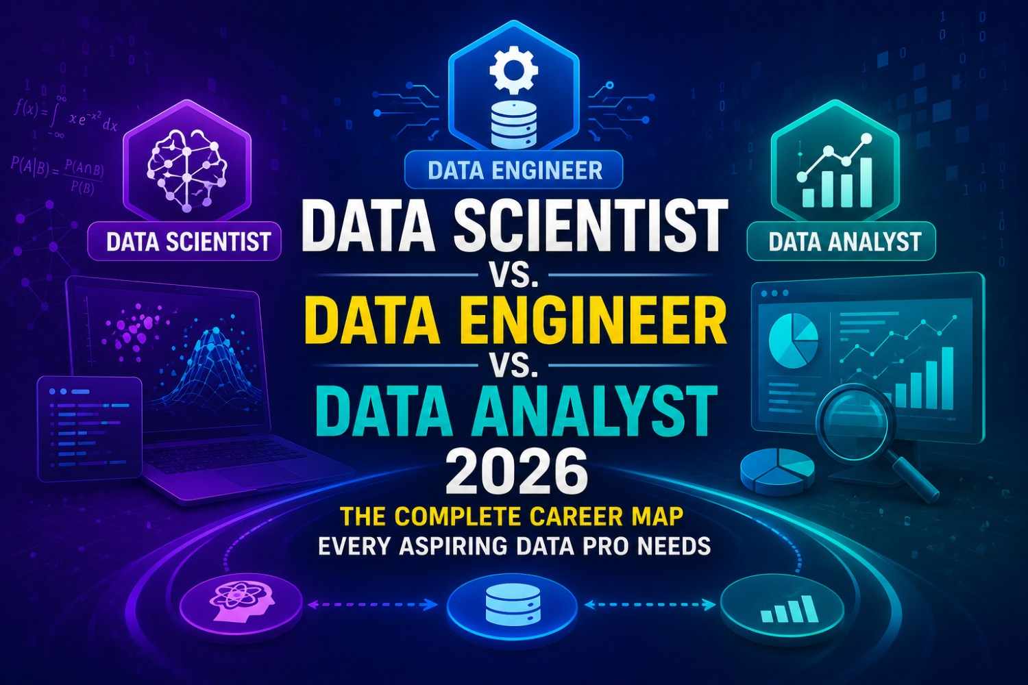 Data Scientist vs. Data Engineer vs. Data Analyst