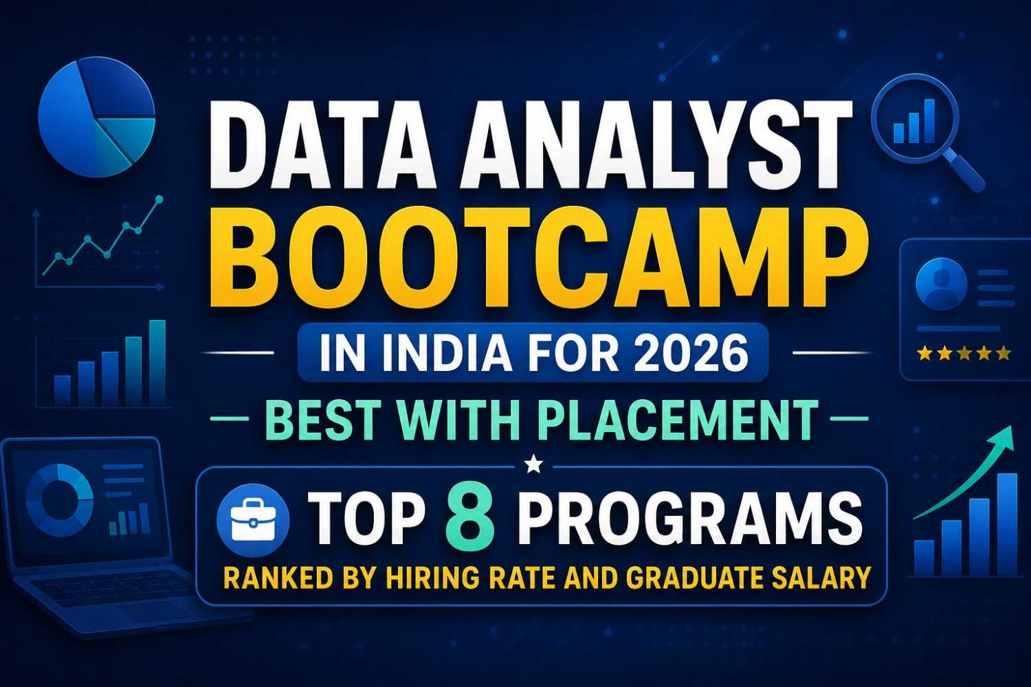 Data Analyst Bootcamp in India for 2026 Best with Placement — Top 8 Programs Ranked by Hiring Rate and Graduate Salary