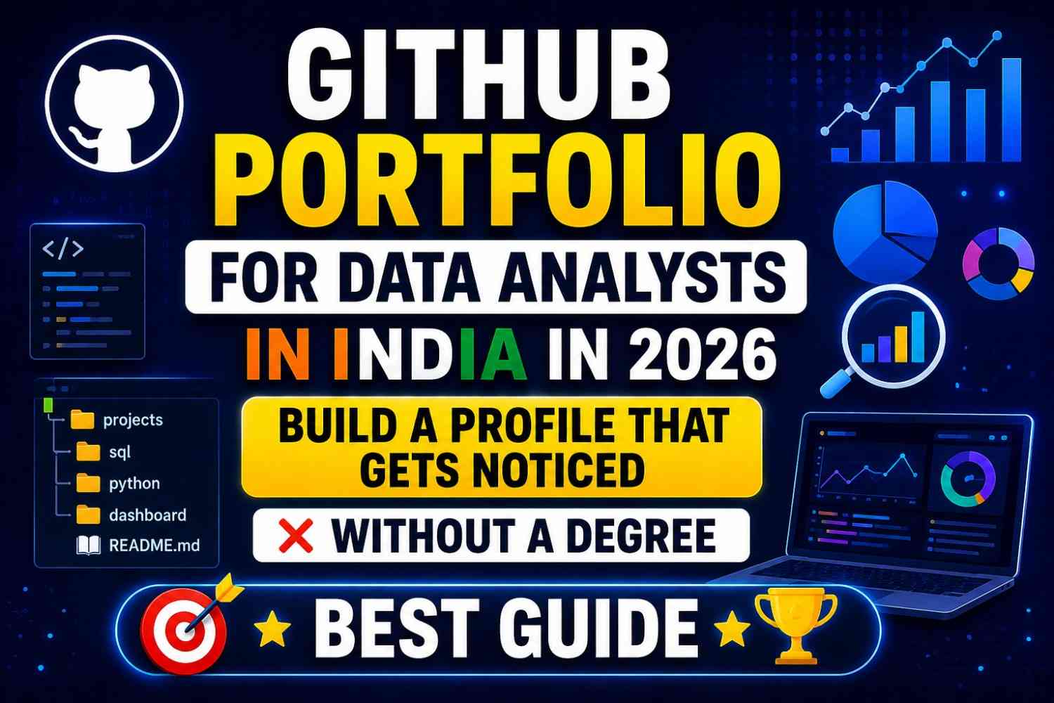 GitHub Portfolio for Data Analysts in India in 2026—Build a Profile That Gets Noticed Without a Degree: Best Guide