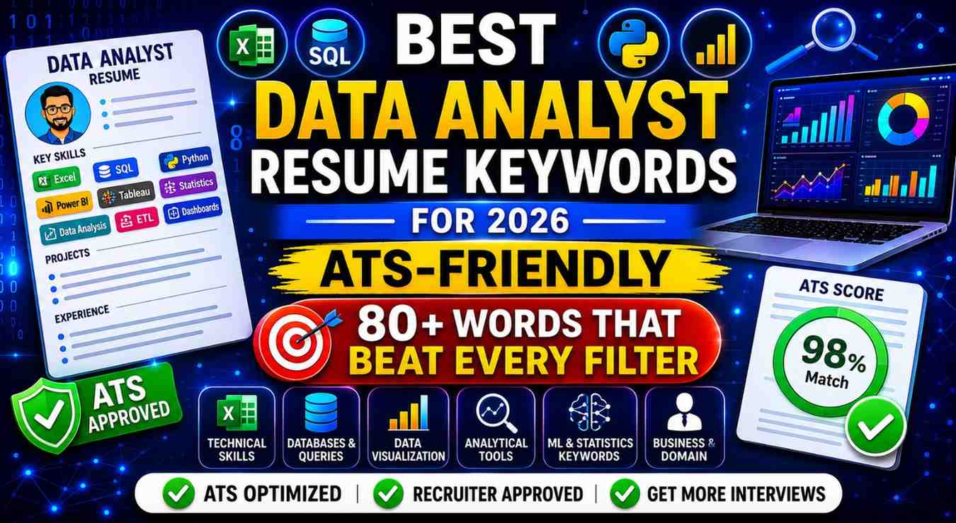 best data analyst resume keywords for 2026 ATS